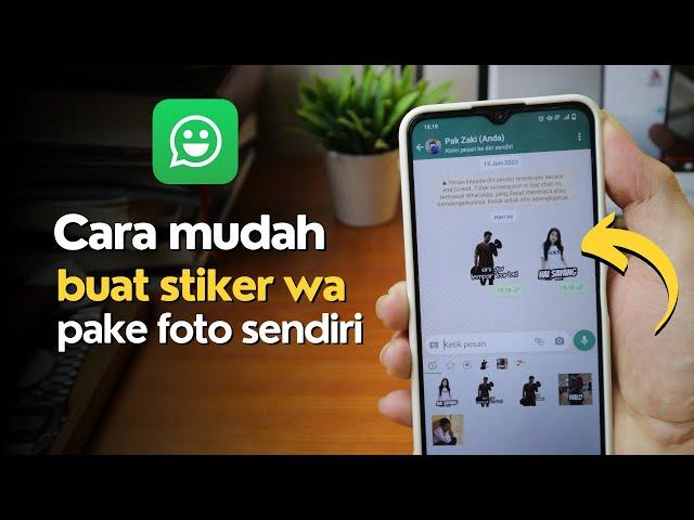 Cara membuat Stiker whatsapp Menggunakan foto sendiri