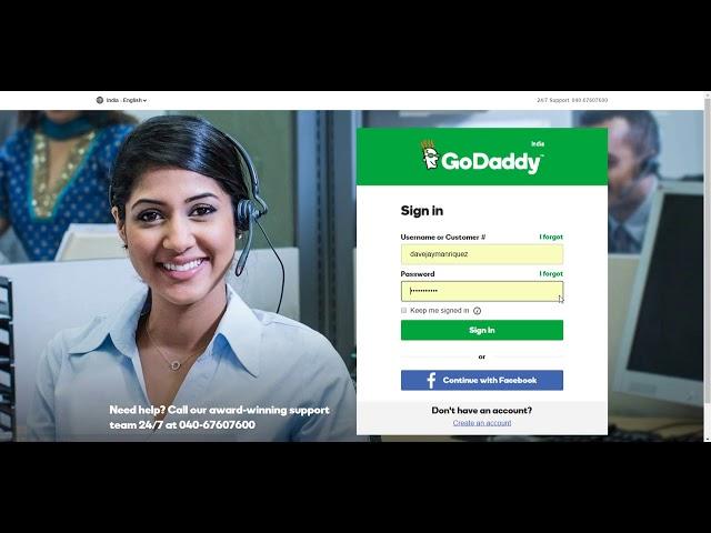 Using free coupon codes to buy cheap GoDaddy domain