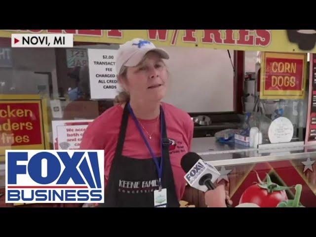 Fairgoers in Michigan sound off on the economy