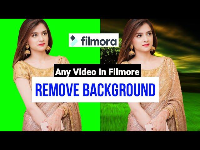 Green Screen Remove in Wondershare Filmora 9 || 2022 || How to remove Croma in Filmora 9