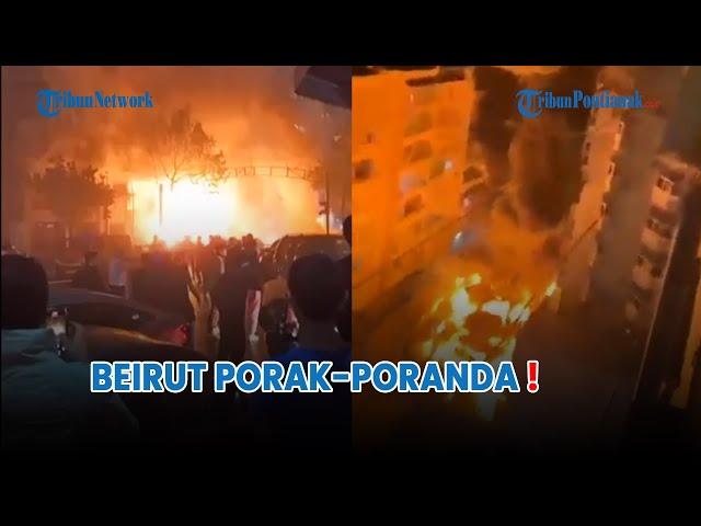 TERKINIPenampakan Beirut Pasca Dibombardir Israel hingga Menewaskan Juru Bicara Hizbullah