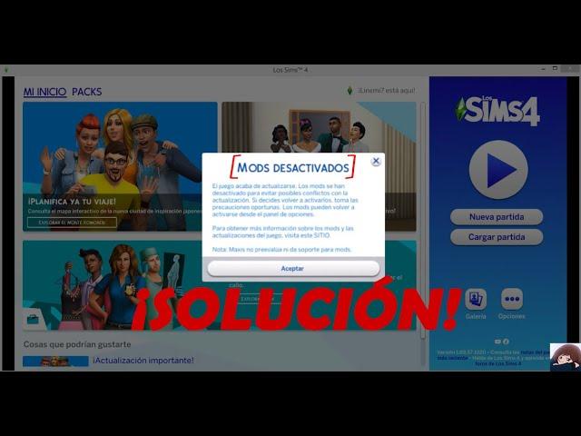 LOS MODS NO SE ACTIVAN ¡SOLUCIÓN! | Los Sims 4