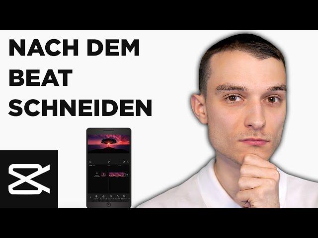 Nach dem Beat schneiden in der CapCut App