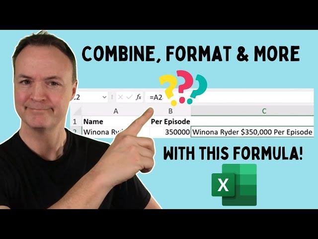 How to Combine Data from Multiple Cells in Excel