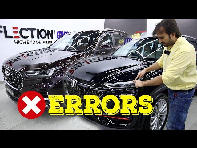 Changan Oshan X7 & Chery Tiggo 8 Pro | Errors on 2 Ultimate Beauties | PPF Installation Errors