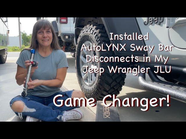 Installing the APEX Designs AutoLYNX Sway Bar Disconnects / 2023 Jeep Wrangler JLU