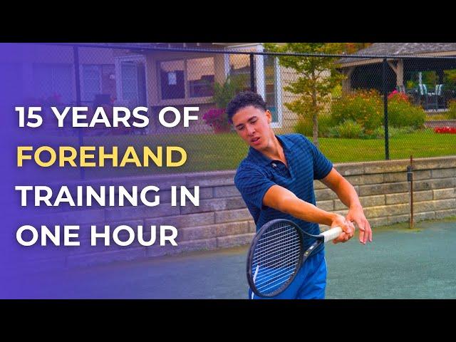 15 Years Of Forehand Training In 1 Hour