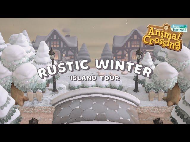 Charming Winter Countryside Island Tour // Animal Crossing New Horizons