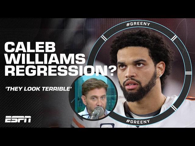 Mike Greenberg thinks the Bears look AWFUL and Caleb Williams is 'REGRESSING'  | #Greeny