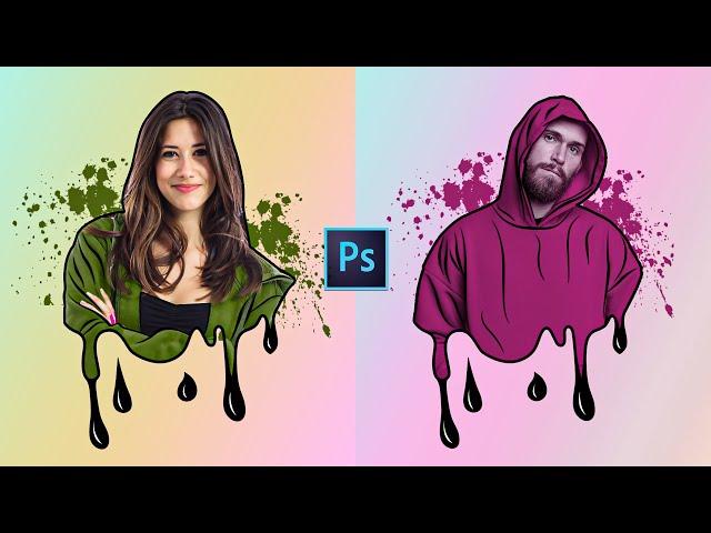 Creative Dripping Effect | Splatter Effect  | Photoshop Tutorial