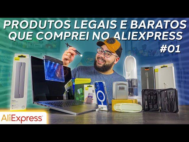 Produtos LEGAIS e DIFERENCIADOS que IMPORTEI no ALIEXPRESS e RECOMENDO! - #01