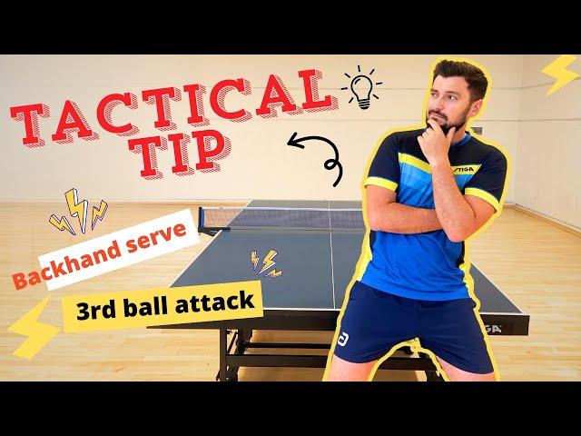 Learn to use Backhand Tactical Serve | Beginner to Advance level | Table Tennis / Ping Pong Tutorial