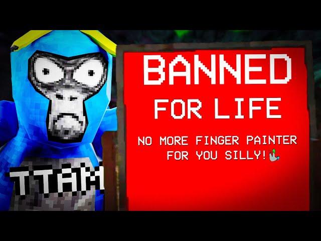 I Got BANNED In Gorilla Tag...