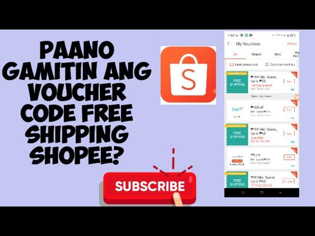 Paano mag order gamit Ang voucher code free shipping shopee?#freeshippingshopee ##vouchercode #shop