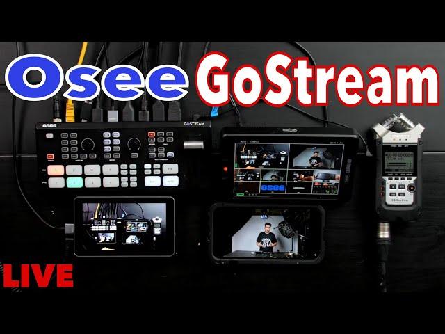 OSEE GoStream Deck Live Stream & SD Card Recording Test 1