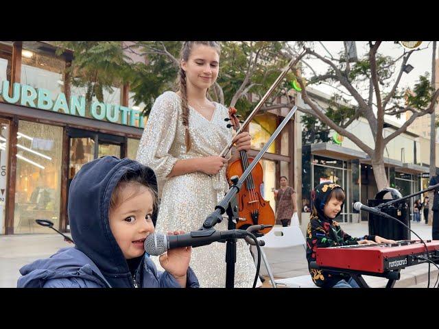 2 Year Old JOINS me SINGING | Karolina Protsenko - Amazing Grace