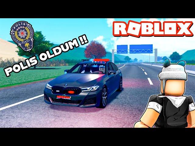 Gerçekçi Türk Araba Oyununda Polis Oldum !! - Roblox Realistic Car Driving