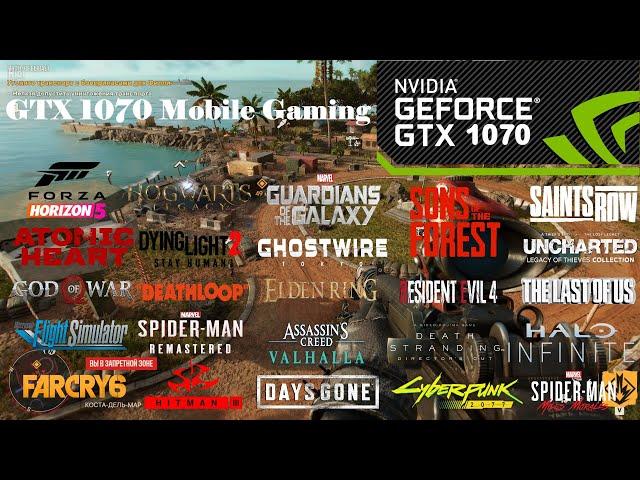 GTX 1070 Laptop Gaming in 2023 - Test in 31 Games