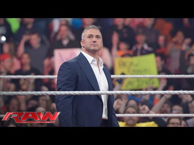 The WWE Universe erupts as Shane McMahon re-emerges on Monday Night Raw: Raw, February 23, 2016