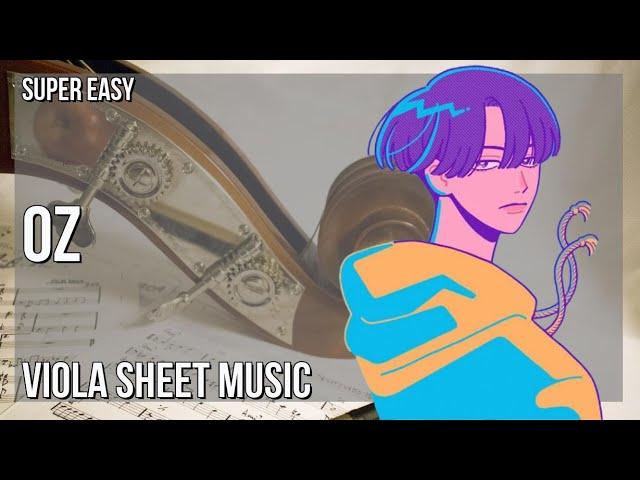 SUPER EASY Viola Sheet Music: How to play Oz  by Yama