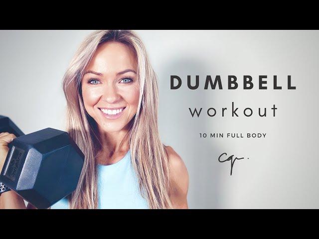 10 Min Full Body Dumbbell Workout | at Home