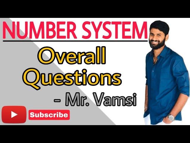 Number System | Questions based on number system