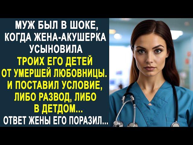 Муж был в шоке от поступка своей жены-акушерки. И поставил ей условие, либо развод, либо...