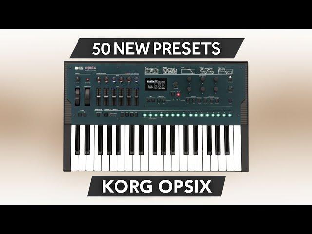 KORG OPSIX / SE  50 Custom Sounds ► MEDITATION SOUND BANK