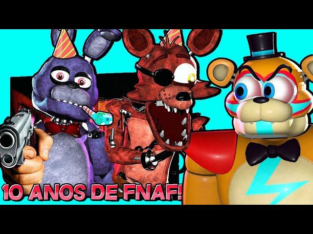 TROLADO PELO FOXY... - GLAMROCK FREDDY JOGA FIVE NIGHTS AT FREDDY'S 1!