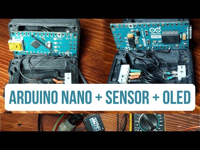 ARDUINO NANO with Oil Pressure and Temp Sensor + OLED display