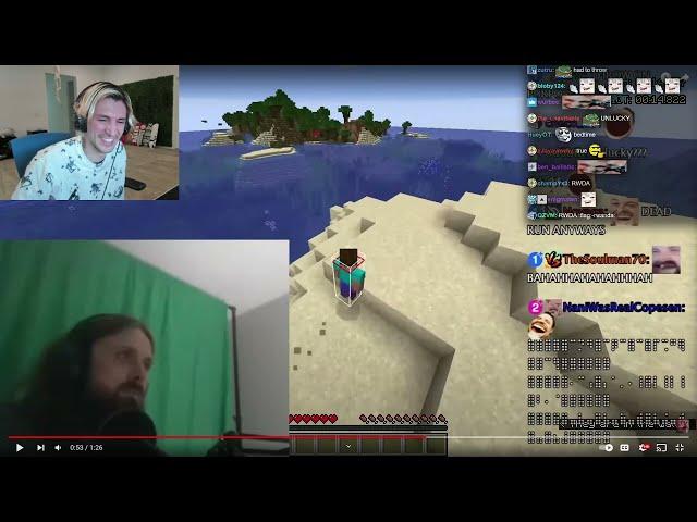 Forsen's FUNNIEST Minecraft TTS Donations | xQc Reacts