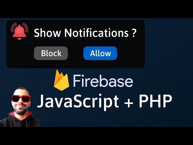 Firebase Send Push Notification JavaScript + PHP