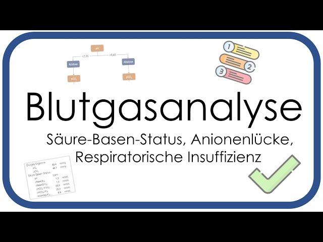 Blutgasanalyse (BGA) - Säure-Basen-Status, Anionenlücke, Respiratorische Insuffizienz - Teil 2