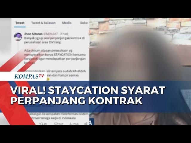 Bos Perusahaan di Cikarang Ajak Karyawati Staycation sebagai Syarat Perpanjang Kontrak