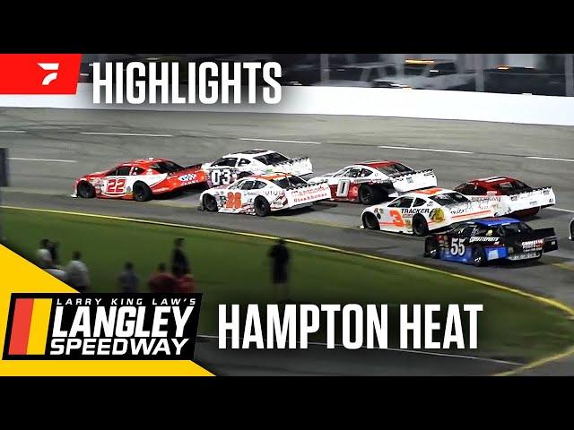 Dale Earnhardt Jr. Battles Late Model Stars | Hampton Heat at Langley Speedway 7/20/24 | Highlights