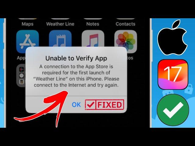 How to Fix Unable to Verify App Error on iPhone | An Internet Connection is Required