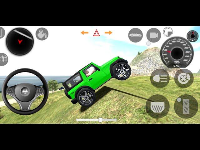 Dollar (Song) Modified Mahindra green Thar || Indian Cars Simulator 3D || Android Gameplay Part 1