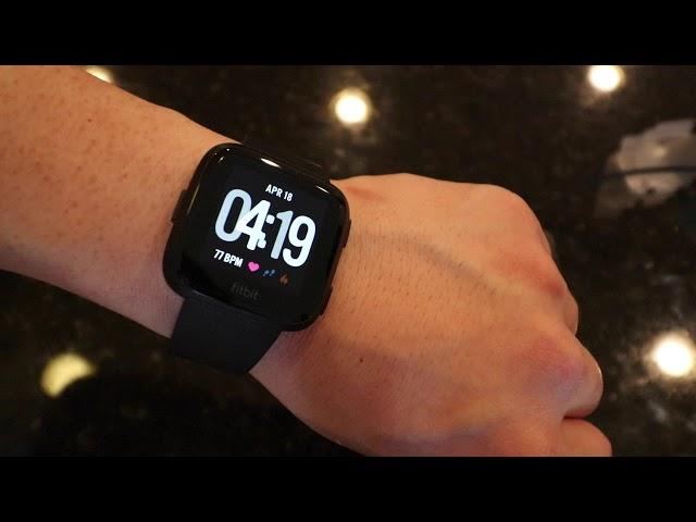 Fitbit Versa Unboxing, Setup, Overview (Quick)