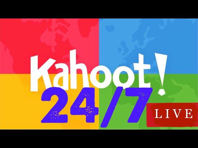 kahoot live 24/7 - anyone can join (!gamepin)