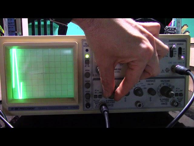 How to setup an old oscilloscope for use with eurorack