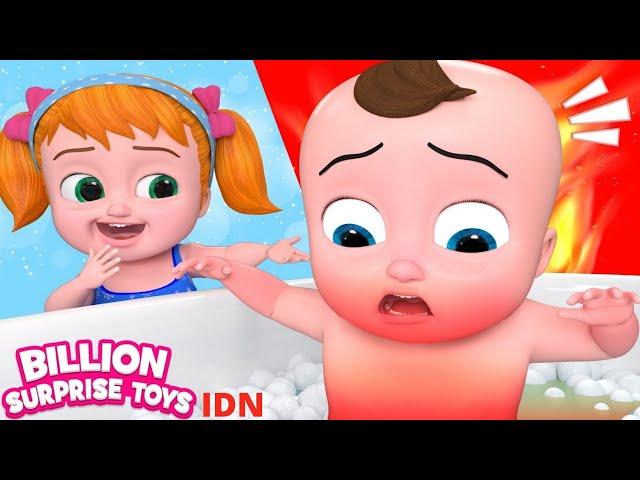 Tantangan Bak Mandi Air Panas Vs Dingin | Cerita Lucu untuk anak-anak | BillionSurpriseToys Cartoons