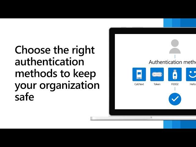 Choose the right authentication methods to keep your organization safe