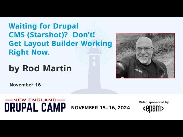 Waiting for Drupal CMS (Starshot)?  Don't!  Get Layout Builder Working Right Now.