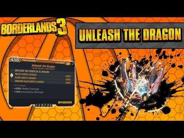 Borderlands 3 | Unleash The Dragon Legendary Artifact Guide (Extreme Burn Damage!)