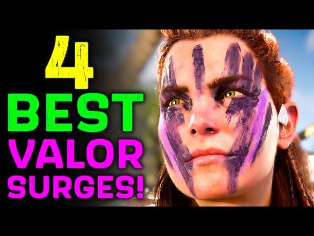 4 BEST VALOR SURGES & How To Use Them | Horizon Forbidden West | Tips and Tricks Guides