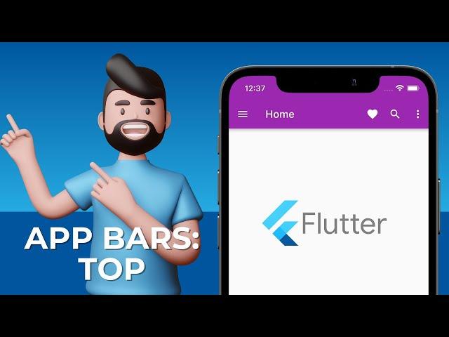 Flutter AppBar Widget: Top