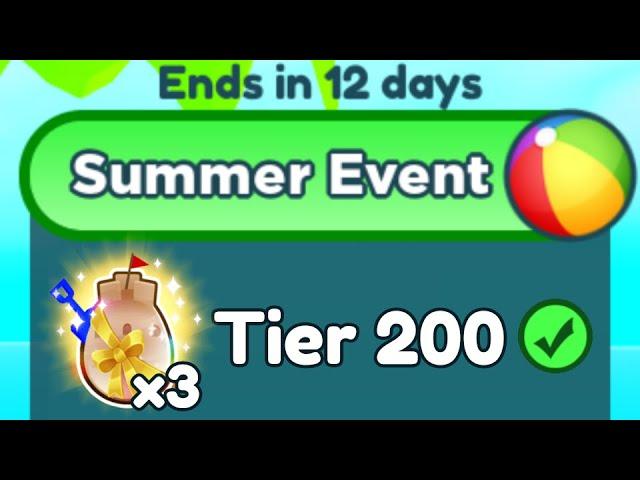 I COMPLETED THE *NEW* SUMMER EVENT!! (Pet Simulator X)