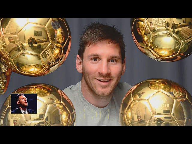 ALL 7 ballon d'Or of Lionel Messi ● LM7