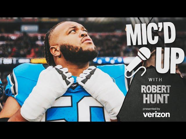 Robert Hunt MIC'D UP against New York Giants in OT win | Carolina Panthers