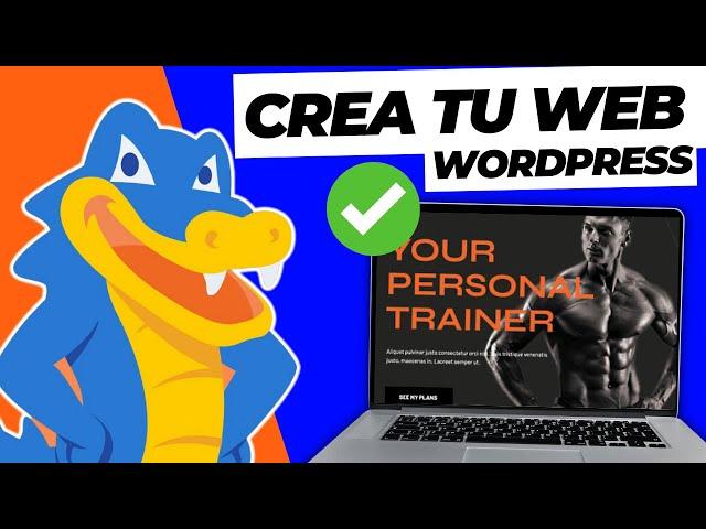 Hostgator Wordpress Create a WEBSITE step by step Complete Tutorial